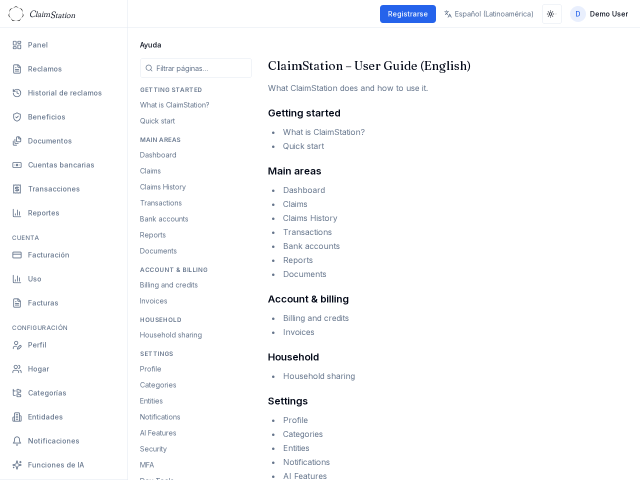 ClaimStation Support Help